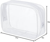 Darrahopens Health & Beauty > Cosmetic Storage > Cosmetic & Toiletry Bags 4-Piece Transparent Travel Toiletry Bag - Portable Makeup Bag - Multifunctional Waterproof Set - Skin Care & Makeup Bag