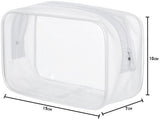 Darrahopens Health & Beauty > Cosmetic Storage > Cosmetic & Toiletry Bags 4-Piece Transparent Travel Toiletry Bag - Portable Makeup Bag - Multifunctional Waterproof Set - Skin Care & Makeup Bag