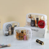 Darrahopens Health & Beauty > Cosmetic Storage > Cosmetic & Toiletry Bags 4-Piece Transparent Travel Toiletry Bag - Portable Makeup Bag - Multifunctional Waterproof Set - Skin Care & Makeup Bag