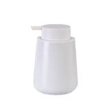 Darrahopens Health & Beauty > Cosmetic Storage > Cosmetic & Toiletry Bags 400ML Ceramic Stoneware Soap Dispenser Modern Design Lotion Pump Manual Bathroom - Black
