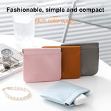 Darrahopens Health & Beauty > Cosmetic Storage > Cosmetic & Toiletry Bags 5pcs Lambskin Pocket Cosmetic Bag Makeup Pouch for Women Mini Makeup Bag Travel Storage -Waterproof Portable Squeeze Top Self-closing