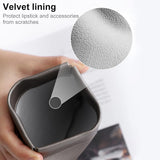 Darrahopens Health & Beauty > Cosmetic Storage > Cosmetic & Toiletry Bags 5pcs Lambskin Pocket Cosmetic Bag Makeup Pouch for Women Mini Makeup Bag Travel Storage -Waterproof Portable Squeeze Top Self-closing