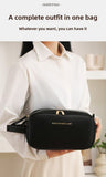 Darrahopens Health & Beauty > Cosmetic Storage > Cosmetic & Toiletry Bags Black Large Capacity PU Leather Makeup Bag Dual Zipper Cosmetic Case Waterproof Travel Toiletry Organiser with Brush Compartment