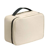 Darrahopens Health & Beauty > Cosmetic Storage > Cosmetic & Toiletry Bags Clean Towels Dedicated Travel Cosmetic Makeup Bag, Portable Large Capacity Beauty Toiletry Water Resistant Organizer Case with Dividers, Zipped Compartments