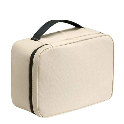 Darrahopens Health & Beauty > Cosmetic Storage > Cosmetic & Toiletry Bags Clean Towels Dedicated Travel Cosmetic Makeup Bag, Portable Large Capacity Beauty Toiletry Water Resistant Organizer Case with Dividers, Zipped Compartments