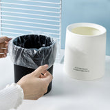 Darrahopens Health & Beauty > Cosmetic Storage > Cosmetic & Toiletry Bags Desktop Trash Can Animal Pattern Cute Portable Mini Waste Basket for Study Office 1.5L Black In Australia - Darrahopens