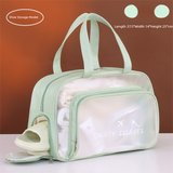 Darrahopens Health & Beauty > Cosmetic Storage > Cosmetic & Toiletry Bags Green Waterproof Wet Dry Separation Travel Bag - Gym, Beach, Swim, Sports Tote with Shoe Compartment(Filming props are not included)