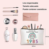 Darrahopens Health & Beauty > Cosmetic Storage > Cosmetic & Toiletry Bags Makeup bag - storage bag - birthday makeup bag - women's makeup bag - for women, girls, girlfriends, party gifts - pencil case - toiletry bag (1985)