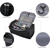 Darrahopens Health & Beauty > Cosmetic Storage > Cosmetic & Toiletry Bags Men's Toiletry Bag, Small Travel Toiletry Bag, for Shaving, Shower, Bathroom, Hygiene Items, Black