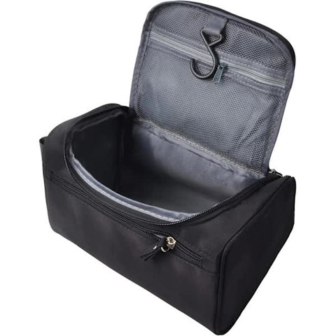 Darrahopens Health & Beauty > Cosmetic Storage > Cosmetic & Toiletry Bags Men's Toiletry Bag, Small Travel Toiletry Bag, for Shaving, Shower, Bathroom, Hygiene Items, Black