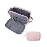 Darrahopens Health & Beauty > Cosmetic Storage > Cosmetic & Toiletry Bags Pink Large Capacity Travel Toiletry Bag - Splash-Proof Organizer for Men's Business Trips & Swimming (24x11.7x16 cm)