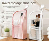 Darrahopens Health & Beauty > Cosmetic Storage > Cosmetic & Toiletry Bags Stand-Up Breathable Mesh Toiletry Organizer, Multifunctional Waterproof Travel Cosmetic Bag, Travel Cosmetic Bag - Gray