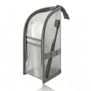 Darrahopens Health & Beauty > Cosmetic Storage > Cosmetic & Toiletry Bags Stand-Up Breathable Mesh Toiletry Organizer, Multifunctional Waterproof Travel Cosmetic Bag, Travel Cosmetic Bag - Gray