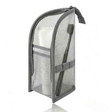 Darrahopens Health & Beauty > Cosmetic Storage > Cosmetic & Toiletry Bags Stand-Up Breathable Mesh Toiletry Organizer, Multifunctional Waterproof Travel Cosmetic Bag, Travel Cosmetic Bag - Gray