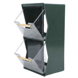 Darrahopens Health & Beauty > Cosmetic Storage > Cosmetic & Toiletry Bags Tea Bag Storage Box Separate Storage Large Opening Beautiful Tea Bag Organizer for Capsules Coffee Tea Bags Green In Australia - Darrahopens