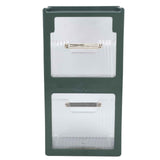 Darrahopens Health & Beauty > Cosmetic Storage > Cosmetic & Toiletry Bags Tea Bag Storage Box Separate Storage Large Opening Beautiful Tea Bag Organizer for Capsules Coffee Tea Bags Green In Australia - Darrahopens