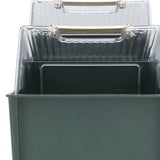 Darrahopens Health & Beauty > Cosmetic Storage > Cosmetic & Toiletry Bags Tea Bag Storage Box Separate Storage Large Opening Beautiful Tea Bag Organizer for Capsules Coffee Tea Bags Green In Australia - Darrahopens