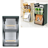 Darrahopens Health & Beauty > Cosmetic Storage > Cosmetic & Toiletry Bags Tea Bag Storage Box Separate Storage Large Opening Beautiful Tea Bag Organizer for Capsules Coffee Tea Bags Green In Australia - Darrahopens