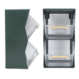 Darrahopens Health & Beauty > Cosmetic Storage > Cosmetic & Toiletry Bags Tea Bag Storage Box Separate Storage Large Opening Beautiful Tea Bag Organizer for Capsules Coffee Tea Bags Green In Australia - Darrahopens