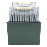 Darrahopens Health & Beauty > Cosmetic Storage > Cosmetic & Toiletry Bags Tea Bag Storage Box Separate Storage Large Opening Beautiful Tea Bag Organizer for Capsules Coffee Tea Bags Green In Australia - Darrahopens
