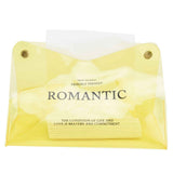 Darrahopens Health & Beauty > Cosmetic Storage > Cosmetic & Toiletry Bags Tissue Container PVC Fashion Desktop Napkin Storage Case Box for Car Home Living RoomYellow In Australia - Darrahopens