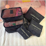Darrahopens Health & Beauty > Cosmetic Storage > Cosmetic & Toiletry Bags Waterproof Packing Cubes Sorting Organizer Travel Bag Set