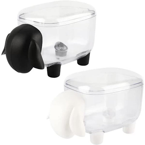 Darrahopens Health & Beauty > Cosmetic Storage > Makeup Organisation & Storage 2 pcs Cosmetic Cotton Container, Makeup Cotton Container Compatible