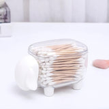 Darrahopens Health & Beauty > Cosmetic Storage > Makeup Organisation & Storage 2 pcs Cosmetic Cotton Container, Makeup Cotton Container Compatible