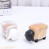 Darrahopens Health & Beauty > Cosmetic Storage > Makeup Organisation & Storage 2 pcs Cosmetic Cotton Container, Makeup Cotton Container Compatible