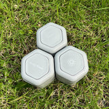 Darrahopens Health & Beauty > Cosmetic Storage > Makeup Organisation & Storage 3-Piece Grey Magnetic Travel Capsules - Leak-Proof & TSA-Friendly Cosmetic and Skin Care Containers