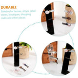 Darrahopens Health & Beauty > Cosmetic Storage > Makeup Organisation & Storage 4 Pcs Acrylic Hair Band Display Stand Hair Clasp Hair Clasp Jewelry Display Holder for Shop Black In Australia - Darrahopens