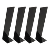Darrahopens Health & Beauty > Cosmetic Storage > Makeup Organisation & Storage 4 Pcs Acrylic Hair Band Display Stand Hair Clasp Hair Clasp Jewelry Display Holder for Shop Black In Australia - Darrahopens