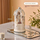 Darrahopens Health & Beauty > Cosmetic Storage > Makeup Organisation & Storage Makeup Brush Holder with Lid Cosmetic Tools Organizer 360 Rotating Waterproof Dustproof Makeup Brushes Storage for Vanity, milky white