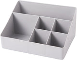Darrahopens Health & Beauty > Cosmetic Storage > Makeup Organisation & Storage Makeup Storage Box - Thick Square Makeup Box with Multiple Grids - Multifunctional Storage Box for Office - Cosmetics Storage Box