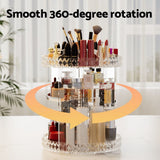 Darrahopens Health & Beauty > Cosmetic Storage > Makeup Organisation & Storage Rotating Acrylic Makeup Organizer, Cosmetic Storage Display Holder