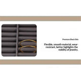 Darrahopens Health & Beauty > Cosmetic Storage > Makeup Organisation & Storage Solid Wood Jewelry Tray Ring Earring Display Showcase Jewelry Organizer,with Ring Holder Ring Box（Only display rack）