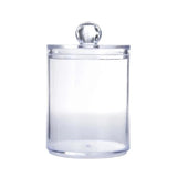 Darrahopens Health & Beauty > Cosmetic Storage > Makeup Organisation & Storage Sophisticated Crystal Glass Apothecary Jars for Bathroom Accessories, Clear Glass Container with Removable Lids for Vanity Organizers, Decora
