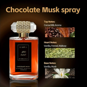 Darrahopens Health & Beauty > Fragrances & Perfumes > Perfume & Cologne 100ml women's perfume, chocolate, vanilla, musk, long-lasting sweet fragrance, women's fragrance spray, body/hair spray, alcohol-free, travel size, easy to carry, alcohol-free, suitable for daily/date/vacation/party, ideal gift for women/birthday gift/Chr