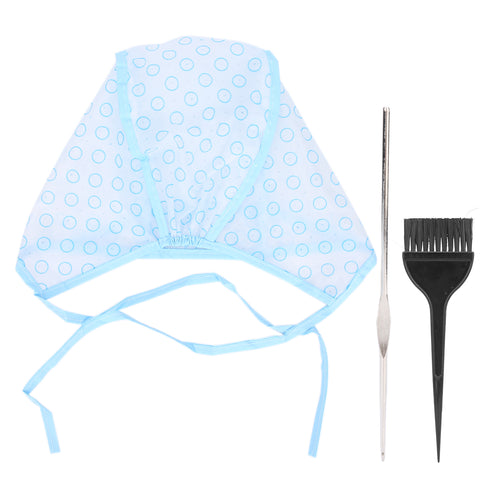Darrahopens Health & Beauty > Hair Care > Hair Colouring Reusable Curl Cap for Hair Dyeing with Brushes and Needle, Compatible with Curly Hair
