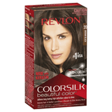 Darrahopens Health & Beauty > Hair Care > Hair Colouring Revlon ColorSilk 20 Brown Black Permanent 3D Hair Colour w/ Keratin - Brown/Black