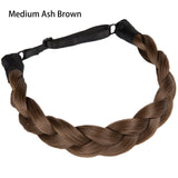 Darrahopens Health & Beauty > Hair Care > Hair Styling Products 1pc Synthetic Braiding Hair with Adjustable Belt Braided Bohemian Style Women Hairstyle 10 10 Athree strand braid