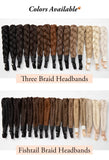 Darrahopens Health & Beauty > Hair Care > Hair Styling Products 1pc Synthetic Braiding Hair with Adjustable Belt Braided Bohemian Style Women Hairstyle 10 10 Athree strand braid