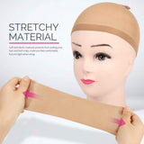 Darrahopens Health & Beauty > Hair Care > Hair Styling Products 5-piece set - light brown - elastic - wig cap