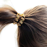 Darrahopens Health & Beauty > Hair Care > Hair Styling Products 9-pack hair ties - Braided hair ties - Curly hair ties - Hair ties that can be worn as bracelets - Very elastic - Lightweight - Leopard print hair ties for phone cords