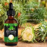 Darrahopens Health & Beauty > Hair Care > Hair Styling Products Black Castor Oil (2.02 fl oz), Jamaican Organic Regrowth Treatments