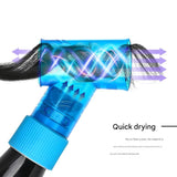 Darrahopens Health & Beauty > Hair Care > Hair Styling Products Black Wind Spin Hair Curler Diffuser - Universal Hair Dryer Attachment for Effortless Waves and Curls