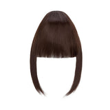 Darrahopens Health & Beauty > Hair Care > Hair Styling Products Clip In Hair Bangs Extensions French Hair Bangs Stylish Hair Bangs Hair Pieces medium brown mediumbrown 28cm