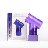 Darrahopens Health & Beauty > Hair Care > Hair Styling Products Purple Wind Spin Hair Curler Diffuser - Universal Hair Dryer Attachment for Effortless Waves and Curls