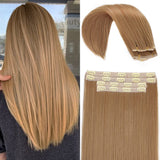 Darrahopens Health & Beauty > Hair Care > Hair Styling Products Straight Hair Extensions Clip in Long Synthetic Hair Extensions 20 Inch Thick Hair Extensions for Women (20 Inch, ST-Honey Blonde)