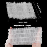 Darrahopens Health & Beauty > Hair Care > Hair Styling Tools 100 Beauty Salon Care Non-woven Hair Band White Edge Band Disposable Hair Net